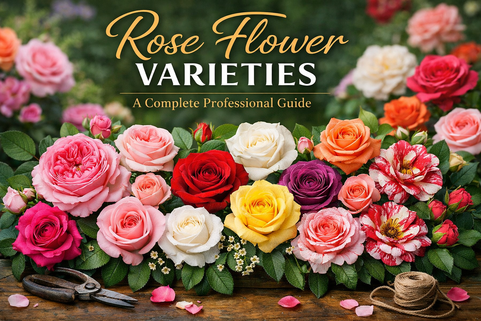 Rose Flower Varieties: A Complete Professional Guide